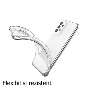Husa de protectie Flippy, TPU, pentru Samsung A53 5G, Antisoc, Protectie colturi, Rezistenta la impact, Transparenta - Img 2