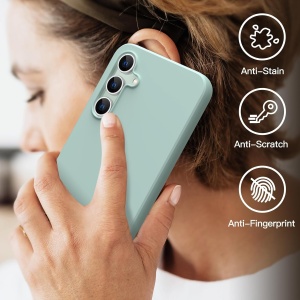 Husa de Protectie Matte TPU, Flippy, pentru Samsung Galaxy S24 FE, Protectie Camera, Antisoc, Antizgariere, Antialunecare, Acoperire Completa, Verde - Img 2