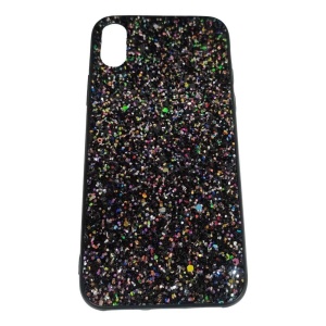Husa de protectie pentru Apple iPhone X/XS Sparkling Glitter TPU Negru - Img 2