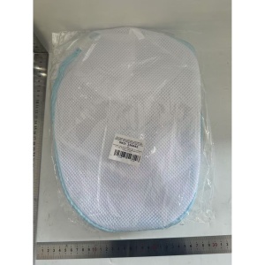 Husa de Spalare Sapca, Flippy, pentru Masina de Spalat, din Poliester, Circumferinta 53 cm, cu Fermoar, Alb/Albastru - Img 2