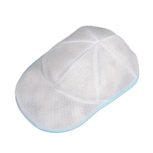 Husa de Spalare Sapca, Flippy, pentru Masina de Spalat, din Poliester, Circumferinta 53 cm, cu Fermoar, Alb/Albastru - Img 1