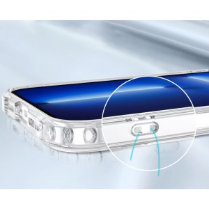 Husa MagSafe Silicone pentru iPhone 12 Pro Max, Flippy, Transparenta, Magnetica, Extra Protectie Camera Albastru - Img 7
