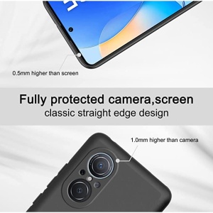 Husa Matte TPU pentru Huawei NOVA 9 SE, Flippy, Silicon Slim, Protectie Antisoc, Negru - Img 7