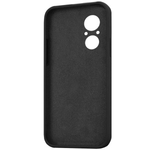 Husa pentru Huawei NOVA 9 SE, Flippy, Liquid Silicone, cu Microfibra pe interior, Protectie Antisoc, Negru - Img 3