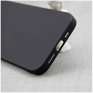 Husa pentru Samsung Galaxy A13 4G, Flippy, Liquid Silicone, cu Microfibra pe interior, Protectie Antisoc, Negru - Img 4