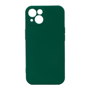 Husa pentru Samsung Galaxy A3 4G, Flippy, Liquid Silicone, cu Microfibra pe interior, Protectie Antisoc, Verde inchis - Img 2