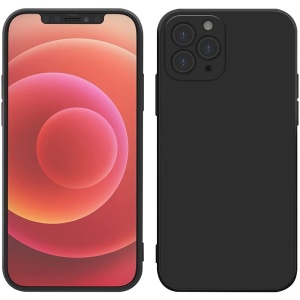 Husa protectie compatibila cu Apple iPhone 11 Pro Max Liquid Silicone Case Negru - Img 6