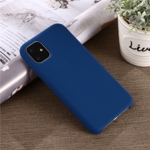 Husa protectie compatibila cu Apple iPhone 11 Pro Max Liquid Silicone Case Albastru inchis - Img 6
