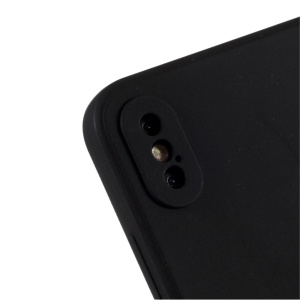 Husa protectie compatibila cu Apple iPhone XS Max Liquid Silicone Case Negru - Img 4