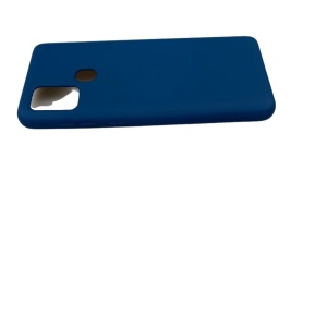Husa protectie compatibila cu Samsung A21S Liquid Silicone Case Albastru inchis - Img 5