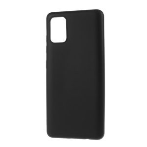Husa protectie compatibila cu Samsung A51 Liquid Silicone Case Negru - Img 2