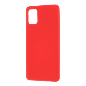Husa protectie compatibila cu Samsung A51 Liquid Silicone Case Rosu - Img 2