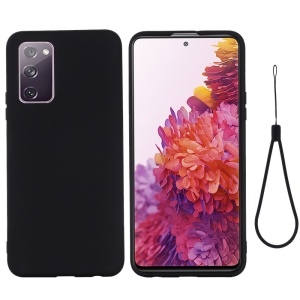 Husa protectie compatibila cu Samsung S20 Liquid Silicone Case Negru - Img 2
