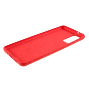 Husa protectie compatibila cu Samsung S20 Liquid Silicone Case Rosu - Img 5