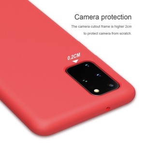 Husa protectie compatibila cu Samsung S20 Liquid Silicone Case Albastru inchis - Img 16