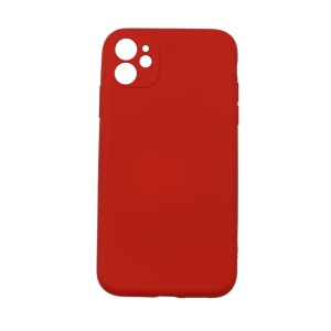 Husa protectie,Flippy, compatibila cu Apple iPhone 12 Liquid Silicone Case Rosu - Img 1