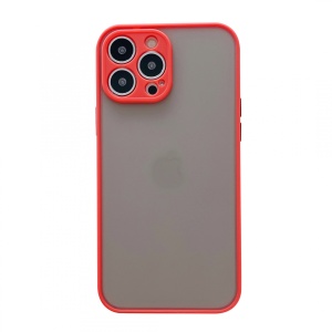 Husa protectie Flippy compatibila cu Apple iPhone 13 Pro Max Phantom Tpu Rosu - Img 3