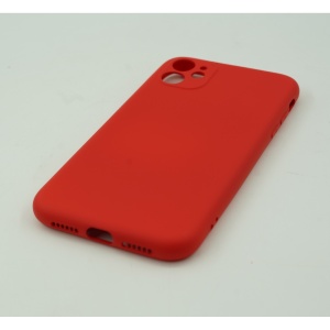 Husa protectie Flippy compatibila cu Samsung A11 Liquid Silicone Case Rosu - Img 6