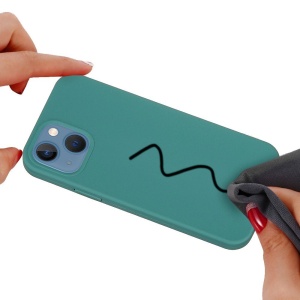 Husa protectie Flippy compatibila cu Samsung A51 4G Liquid Silicone Case Verde - Img 9