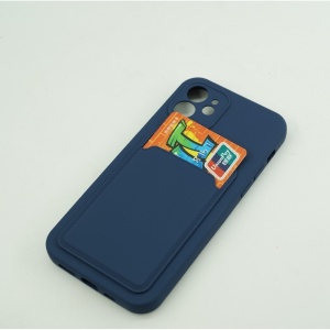 Husa protectie Flippy cu suport card compatibila cu Samsung Galaxy A02S Albastru inchis - Img 7