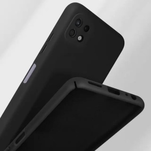 Husa protectie Flippy pentru Samsung A22 5G Liquid Silicone Negru - Img 6