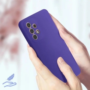 Husa protectie Flippy pentru Samsung A53 5G Liquid Silicone Mov - Img 8