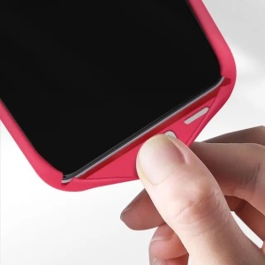 Husa protectie Flippy pentru Samsung S21 FE Liquid Silicone Fuchsia/Roz - Img 2
