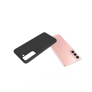 Husa protectie Flippy pentru Samsung S21 FE Liquid Silicone Negru - Img 3