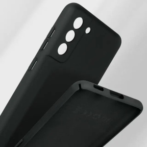 Husa protectie Flippy pentru Samsung S21 FE Liquid Silicone Negru - Img 8