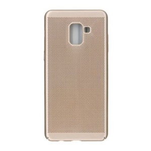Husa Samsung Galaxy A8 2018 Ultra Slim cu aerisire Auriu - Img 2