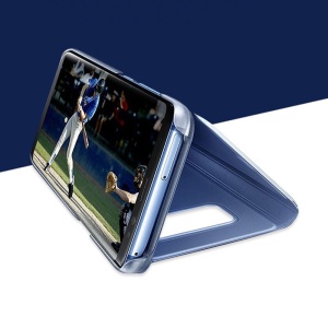 Husa Samsung Galaxy S8 Plus Flip Cover Oglinda Albastru - Img 4