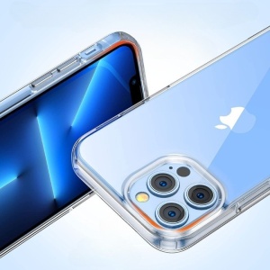 Husa TPU pentru iPhone 14 Plus, Flippy, Silicon, Protectie Antisoc, Transparenta - Img 4
