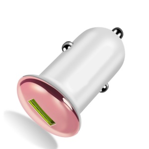 Incarcator Auto, Flippy, Incarcare Rapida QC3.0, USB, din ABS, Roz - Img 2