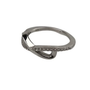 Inel Argint 925, Infinit Mare cu Zirconiu M 59 - Img 2