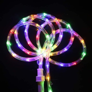 Instalatie Craciun, 14 m, 336 Led-uri, Furtun Luminos, Multicolor, Transformator, 8 jocuri de lumini, Sectionabila, 220 V, Flippy - Img 7