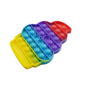 Jucarie antistres din silicon, Pop it Now and Flip It, Briosa, Multicolor - Img 4