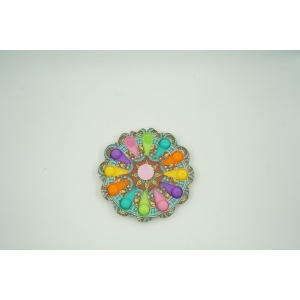 Jucarie Senzoriala Flippy - Simple Dimple, Antistres, Multicolor, model 3 - Img 3
