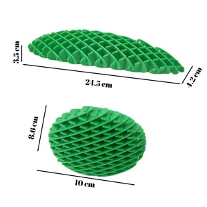 Jucarie Worm Fidget de Decompresie, Flippy, Anti Stres, Dimensiune Compacta 10 cm, Dimensiune Extinsa 24.5 cm, Verde - Img 2