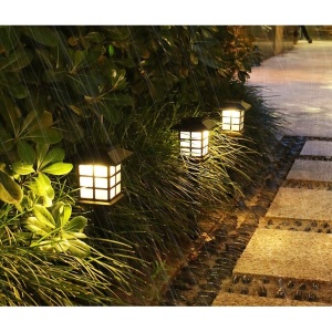 Lampa solara Led pentru gradina, Tip felinar, Flippy, Alb cald - Img 6