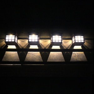 Lampa solara LED tip Felinar pentru perete Flippy, 11.5 x 8.3cm, 1.2V, ABS, 400mAh, alb cald - Img 4