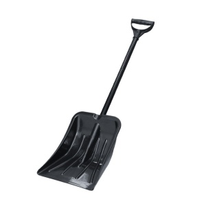 Lopata de Iarna, Flippy, pentru Deszapezire, din ABS si Aliaj de Aluminiu, Maner Detasabil, 96 x 25 x 54 cm, Negru - Img 1