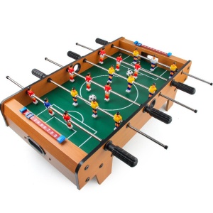 Masa de Fotbal cu Teren si 18 Jucatori Flippy, 6 Manere, cu Tablou pentru Scor, din Metal, Lemn si ABS, 69 x 36.5 x 23 cm, cu Picioruse, pentru copii/adulti - Img 1