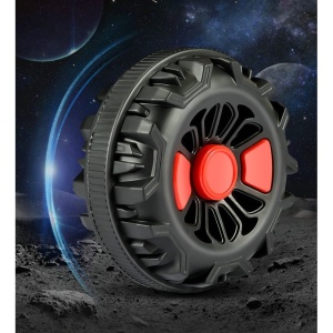 Masinuta Electrica Flippy, pe 4 Roti, Tip ATV, cu Acumulator, Sistem Anti-Rasturnare, Sistem de Lumini si Sunet, 2-5 Ani, 70 x 43 x 48 cm, Rosu - Img 14