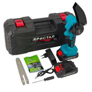 Mini fierastrau DDT-CRISTAL, cu 2 acumulatori, 21 V, 2000 rpm, 2 Ah - Img 1