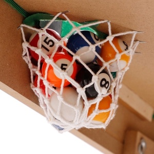 Mini Masa de Biliard pentru Copii, Flippy, Durabil, Usor de Transportat, 2 Tacuri, 16 Bile, 120x61x77.5 cm - Img 3