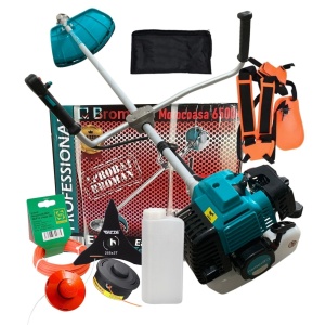 Motocoasa pe benzina Broman Profesional 6000+, 8 Cp, 51 CC, 7 acc. incluse
