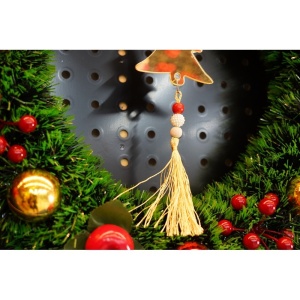 Ornament brad, Flippy, Brad, Auriu, Lucios, 8*23CM, Acril, Interior/ Exterior - Img 9