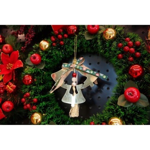 Ornament brad, Flippy, Clopotei, Auriu, Lucios, 14*26CM, Acril, Interior/ Exterior - Img 9
