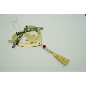 Ornament brad, Flippy, Inima, Auriu, Lucios, 15*26CM, Acril, Interior/ Exterior - Img 9