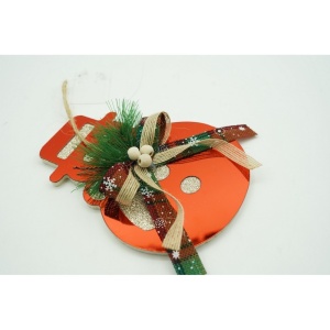 Ornament brad, Flippy, Om de zapada, Rosu, Lucios, 14*17CM, Acril, Interior/ Exterior - Img 6